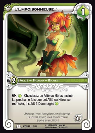 Carte Wakfu - L'Empoisonneuse - Astrub 012/162
