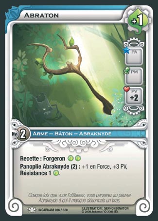 Carte Wakfu - Abraton - Incarnam 286/320