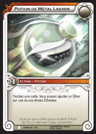 Carte Wakfu - Potion de Métal Liquide - Otomaï 097/162