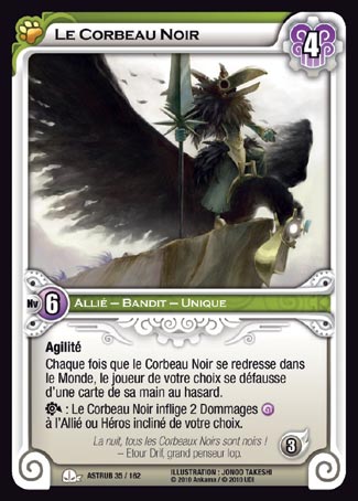Carte Wakfu - Le Corbeau Noir - Astrub 035/162