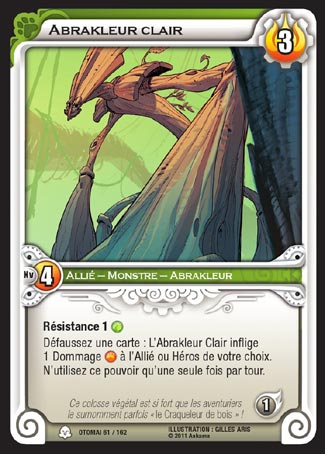 Carte Wakfu - Abrakleur Clair - Otomaï 061/162