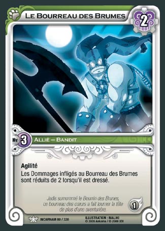 Carte Wakfu - Le Bourreau des Brumes - Incarnam 080/320