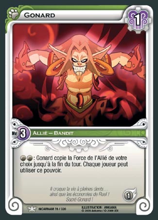 Carte Wakfu - Gonard - Incarnam 078/320
