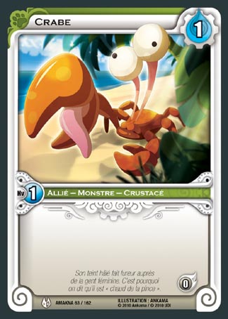 Carte Wakfu - Crabe - Amakna 063/162