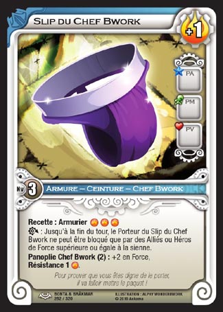 Carte Wakfu - Slip du Chef Bwork - Bonta & Brâkmar 262/320