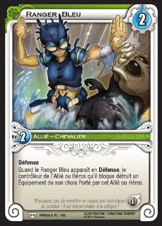 Carte Wakfu - Ranger Bleu - Pandala 075/162