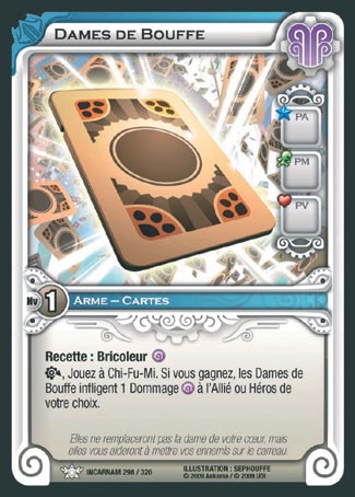Carte Wakfu - Dames de Bouffe - Incarnam 298/320