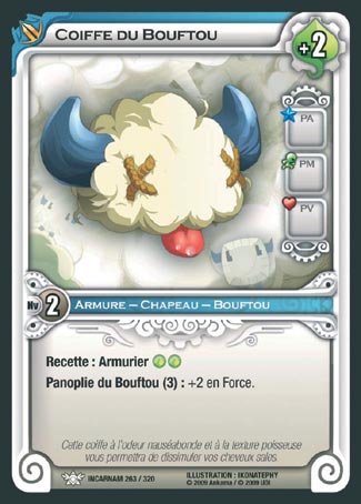 Carte Wakfu - Coiffe du Bouftou - Incarnam 263/320