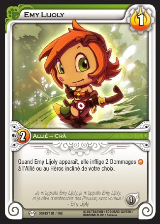 Carte Wakfu - Emy Lijoly - Chaos d'Ogrest 061/162