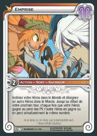 Carte Wakfu - Emprise - Incarnam 213/320