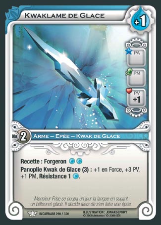 Carte Wakfu - Kwaklame de Glace - Incarnam 290/320