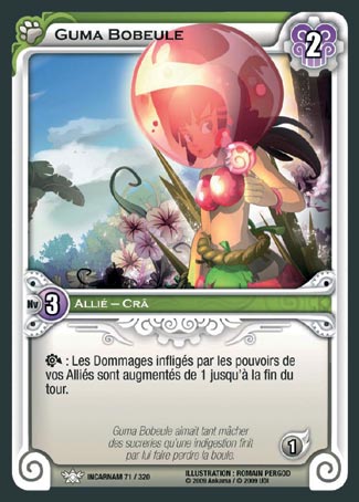 Carte Wakfu - Guma Bobeule - Incarnam 071/320