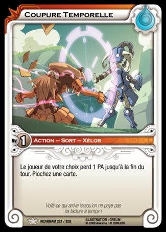 Carte Wakfu - Coupure Temporelle - Incarnam 221/320