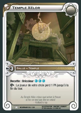 Carte Wakfu - Temple Xélor - Incarnam 253/320