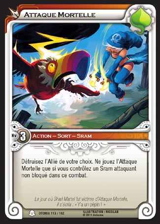 Carte Wakfu - Attaque Mortelle - Otomaï 113/162