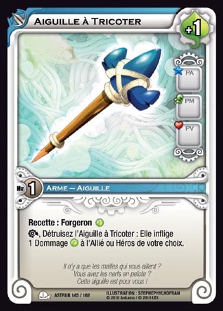 Carte Wakfu - Aiguilles à Tricoter - Astrub 145/162