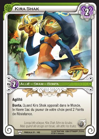Carte Wakfu - Kira Shak - Pandala 031/162