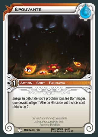 Carte Wakfu - Épouvante - Amakna 113/162