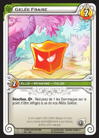 Carte Wakfu - Gelée Fraise - Dofus Collection 052/100