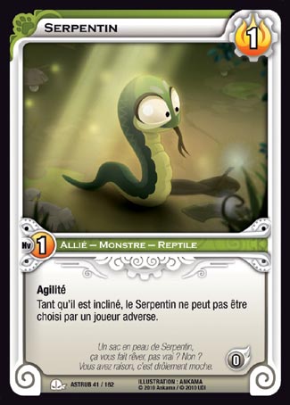 Carte Wakfu - Serpentin - Astrub 041/162