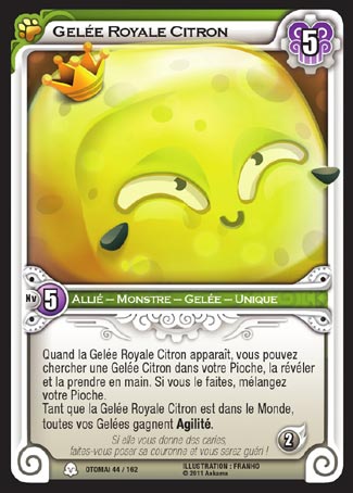 Carte Wakfu - Gelée Royale Citron - Otomaï 044/162