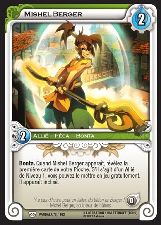 Carte Wakfu - Mishel Berger - Pandala 073/162