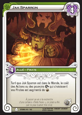 Carte Wakfu - Jak Sparron - Otomaï 040/162
