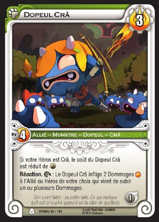 Carte Wakfu - Dopeul Crâ - Otomaï 062/162
