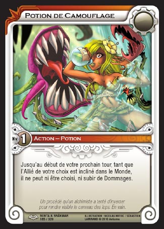 Carte Wakfu - Potion de Camouflage - Bonta & Brâkmar 185/320