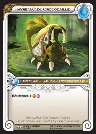 Carte Wakfu - Havre Sac du Crocodaille - Bonta & Brâkmar 016/320