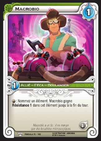 Carte Wakfu - Macrobio - Pandala 072/162