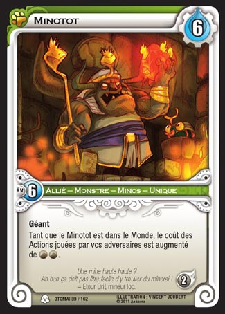 Carte Wakfu - Minotot - Otomaï 089/162