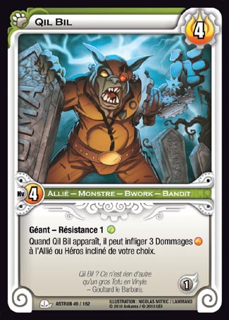 Carte Wakfu - Qil Bil - Astrub 049/162