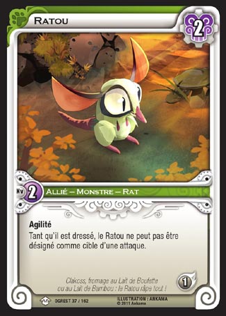 Carte Wakfu - Ratou - Chaos d'Ogrest 037/162