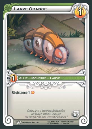 Carte Wakfu - Larve Orange - Incarnam 082/320