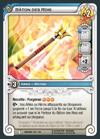 Carte Wakfu - Bâton des Rois - Amakna 150/162