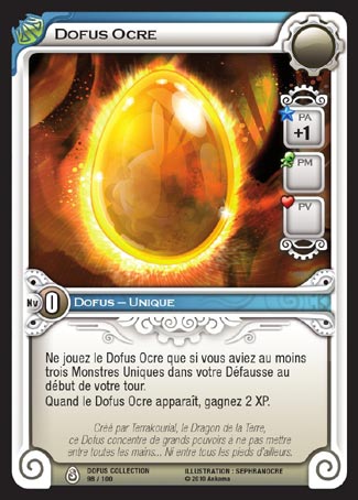 Carte Wakfu - Dofus Ocre - Dofus Collection 098/100