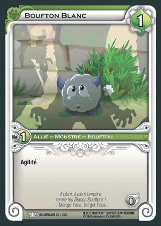 Carte Wakfu - Boufton Blanc - Incarnam 022/320