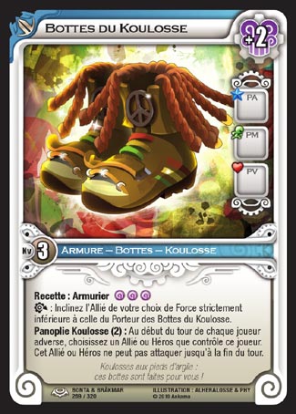 Carte Wakfu - Bottes du Koulosse - Bonta & Brâkmar 269/320