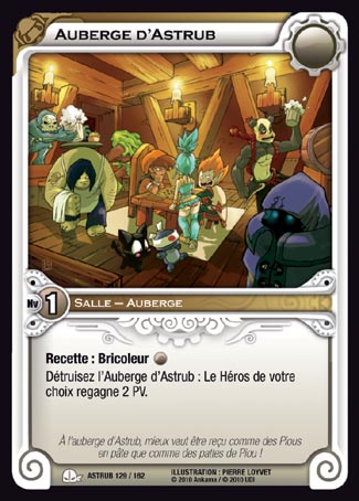 Carte Wakfu - Auberge d'Astrub - Astrub 129/162