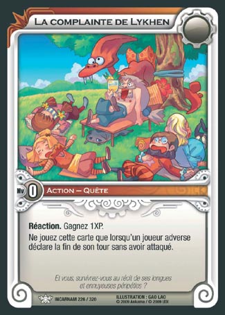 Carte Wakfu - La Complainte de Lykhen - Incarnam 226/320