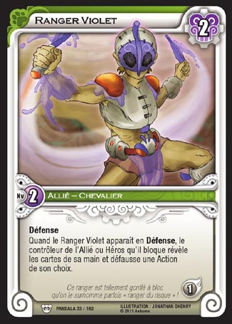 Carte Wakfu - Ranger Violet - Pandala 033/162