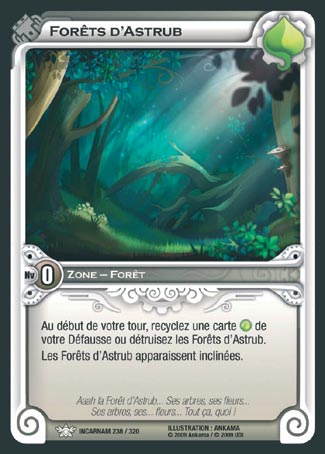 Carte Wakfu - Forêts d'Astrub - Incarnam 238/320