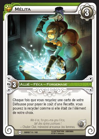 Carte Wakfu - Mélita - Chaos d'Ogrest 006/162