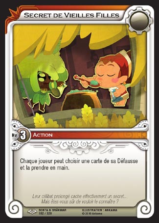 Carte Wakfu - Secret de Vieilles Filles - Bonta & Brâkmar 182/320