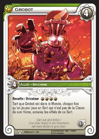 Carte Wakfu - Grobot - Pandala 005/162