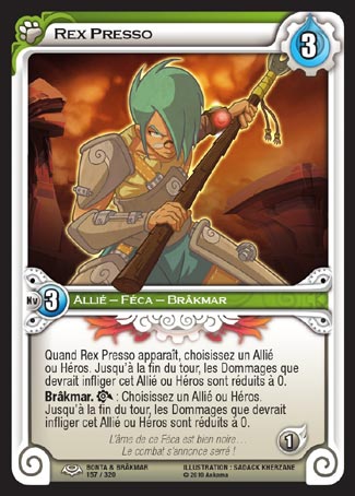 Carte Wakfu - Rex Presso - Bonta & Brâkmar 157/320