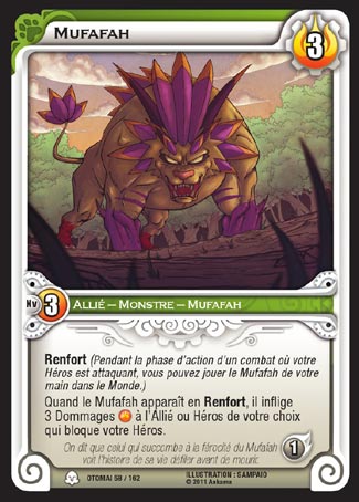 Carte Wakfu - Mufafah - Otomaï 058/162