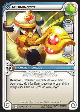 Carte Wakfu - Miniminotot - Otomaï 157/162