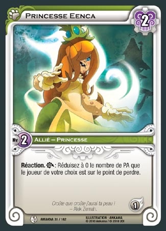 Carte Wakfu - Princesse Eenca - Amakna 031/162
